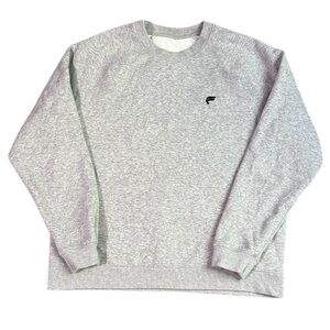 Fabletics Fleece Sweatshirt Crew Neck Long Sleeve Grey Men’s XL